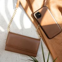 Selencia Pochette amovible en cuir végan Eny Samsung Galaxy S20 Ultra - Marron