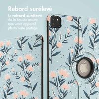 imoshion Coque tablette Design rotatif à 360° Apple iPad Air 13 pouces (2026) M4 / (2025) M3 / (2024) M2 - Flowers