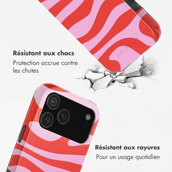 Selencia Coque arrière Vivid avec MagSafe Apple iPhone 18 Pro / 17 Pro - Dream Swirl Pink
