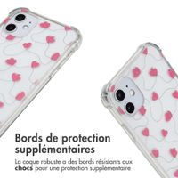 imoshion Coque Design avec cordon Apple iPhone 11 - Dusty Rose Connected Hearts