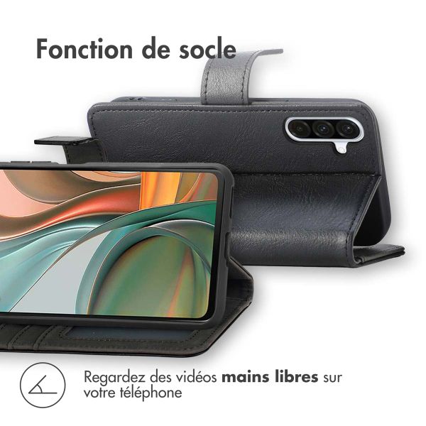 imoshion Étui de télephone portefeuille de luxe Samsung Galaxy A36 - Noir