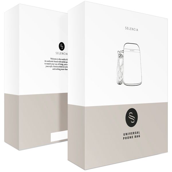 Selencia ﻿Pochette pour téléphone - Checker Black