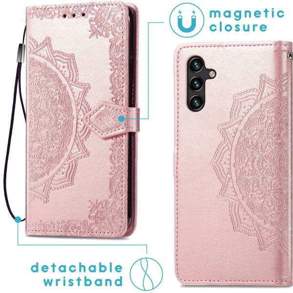 imoshion Etui de télephone Mandala Samsung Galaxy A13 (5G) / A04s - Rose Doré