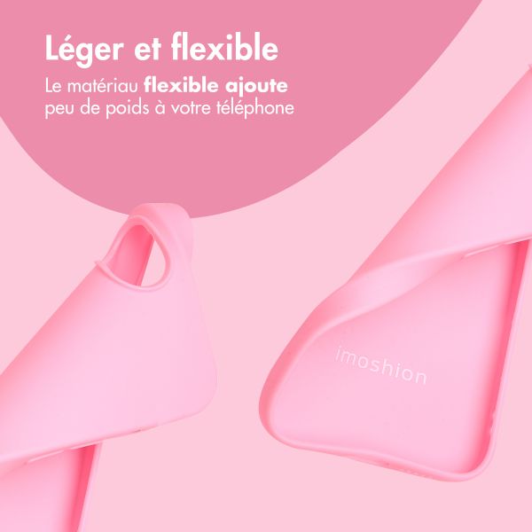 imoshion Coque Couleur Apple iPhone 17e / 16e - Bubblegum Pink