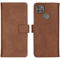 imoshion Étui de télephone portefeuille de luxe Motorola Moto G9 Power - Marron