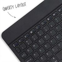 Accezz Étui de tablette Bluetooth Clavier Samsung Galaxy Tab S10 Plus / Tab S9 FE Plus / Tab S9 Plus - QWERTY / NL - Noir