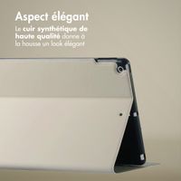 Accezz Coque tablette Classic Apple iPad 9 (2021) 10.2 pouces / iPad 8 (2020) 10.2 pouces / iPad 7 (2019) 10.2 pouces - Greige