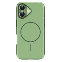imoshion Coque arrière Color avec Thin MagSafe Ring Apple iPhone 16 - Vert foncé