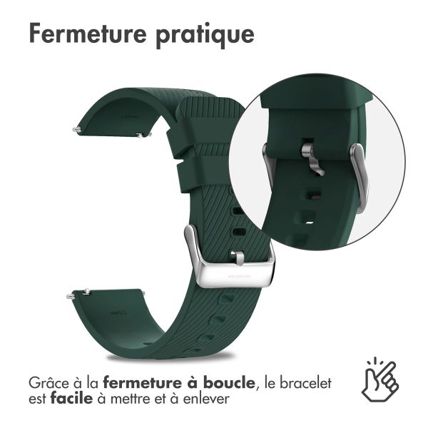 imoshion Bracelet en silicone Samsung Galaxy Watch 7 40/44 mm - Bleu pétrole