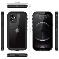 Redpepper Coque imperméable Dot Plus Apple iPhone 12 - Noir