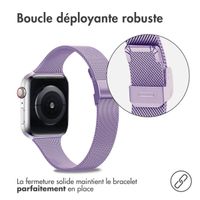 imoshion Bracelet pliant Milanese Apple Watch | 38/40/41/42 mm - Violet