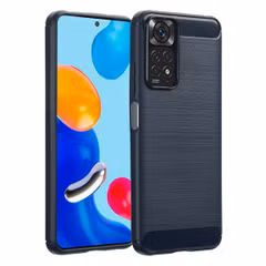 imoshion Coque Brushed Xiaomi Redmi Note 11 (4G) / Note 11S (4G) - Bleu foncé