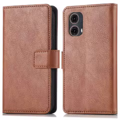 imoshion Étui de télephone portefeuille de luxe Motorola Moto G85 - Marron