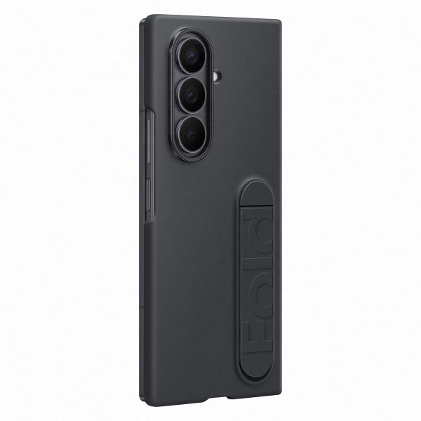 Samsung Coque en silicone avec support Samsung Galaxy Z Fold 7 - Black