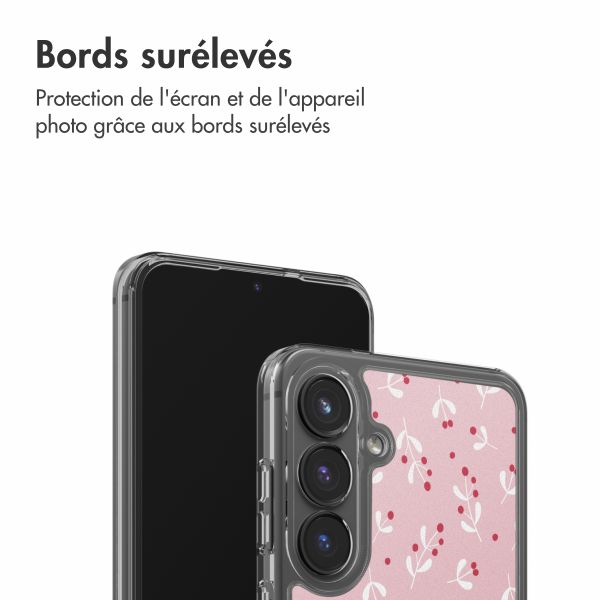imoshion Coque Design Samsung Galaxy S25 FE - Berries Blush