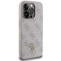Guess Coque 4G Metal Logo MagSafe Apple iPhone 15 Pro - Rose