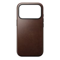 Nomad Coque Modern Horween Leather Apple iPhone 17 Pro - Rustic Brown