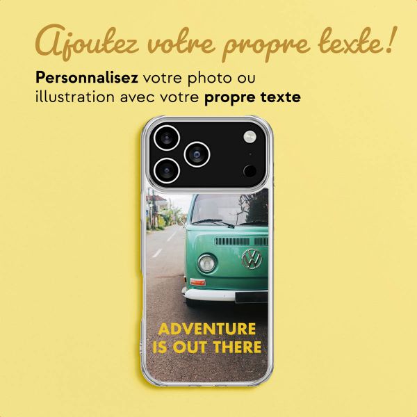 Concevez votre MagSafe Clear Case Apple iPhone 17 Pro Max - Transparent
