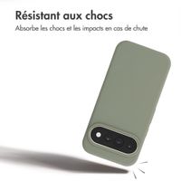 Accezz Coque Liquid Silicone avec MagSafe Google Pixel 11 / 11 Pro / 10 / 10 Pro - Cooper Green
