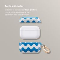Selencia Coque Vivid  Apple Airpods Pro - Wave Vibes Classic Blue