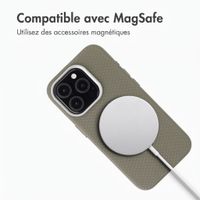 Accezz Coque arrière Mesh avec MagSafe Apple iPhone 15 Pro - Gris foncé