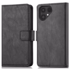 imoshion Étui de télephone portefeuille de luxe Fairphone 6 - Noir