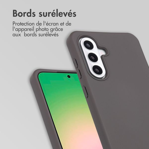 imoshion Coque de couleur avec cordon amovible Samsung Galaxy A36 / A56 - Black Coffee