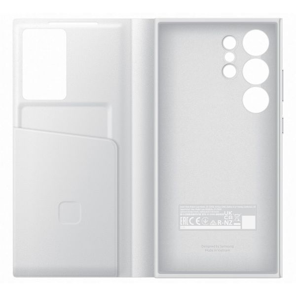Samsung Original Coque S View Samsung Galaxy S24 Ultra - White