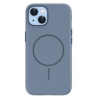 imoshion Coque arrière Color avec Thin MagSafe Ring Apple iPhone 14 / 13 - Bleu foncé