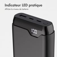 imoshion Batterie externe - 27.000 mAh - Quick Charge et Power Delivery - 30W - Noir