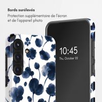 Selencia Coque arrière Vivid avec MagSafe Samsung Galaxy S25 - Midnight Blossom