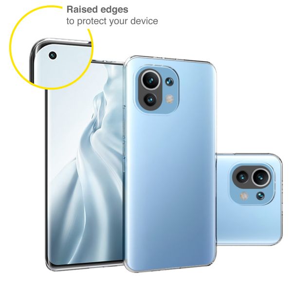 Accezz Coque Clear Xiaomi Mi 11 - Transparent