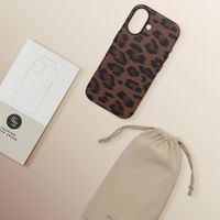 Selencia Coque Sabi imprimé panthère avec MagSafe Apple iPhone 17 - Mocha Brown