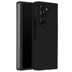 Accezz Coque Liquid Silicone Samsung Galaxy Z Fold 5 - Noir