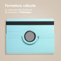 imoshion Coque tablette rotatif à 360° Samsung Galaxy Tab A11 Plus / A9 Plus - Bleu clair