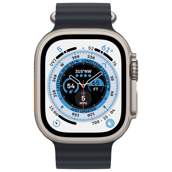 Apple Extension pour Bracelet Océan Apple Watch | 44/45/46/49 mm - Taille XL - Midnight