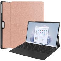 imoshion Coque tablette Trifold Microsoft Surface Pro 9 / Pro 10 / Pro 11 - Rose Doré