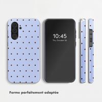 Selencia Coque arrière Vivid Samsung Galaxy A36 / A56 - Happy Dots Digital Sky