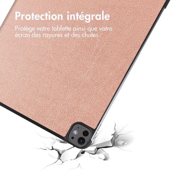 imoshion Coque tablette Trifold Apple iPad Pro 13 (2025) M5 / (2024) M4 - Rose Doré