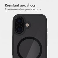 Accezz Coque arrière Hold avec MagSafe Apple iPhone 16 - Black