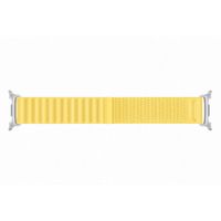 Samsung Bracelet en tissu original Samsung Galaxy Watch 9 (40/44mm) / Watch 8 (40/44mm) / Classic (46mm) - Taille S/M - Jaune