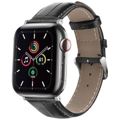 imoshion Bracelet cuir crocodile Apple Watch | 38/40/41/42 mm - Noir