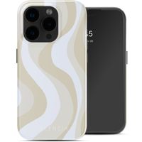 Selencia Coque arrière Vivid avec MagSafe Apple iPhone 15 Pro - Desert Waves Beige