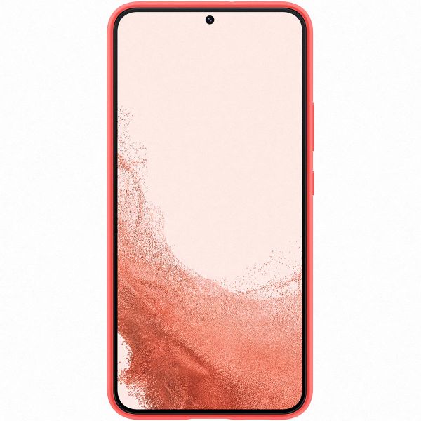 Samsung Original Coque en silicone Samsung Galaxy S22 Plus - Rouge
