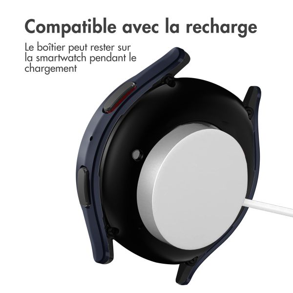 imoshion Coque rigide à couverture complète Samsung Galaxy Watch 5 - 40 mm - Bleu foncé