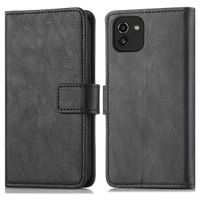 imoshion Étui de télephone portefeuille de luxe Samsung Galaxy A03 - Noir