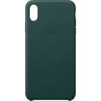 Apple Coque Leather Apple iPhone Xs Max - Forest Green
