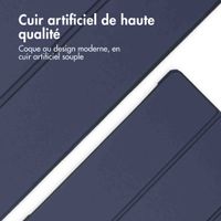 imoshion Coque tablette rigide Trifold Samsung Galaxy Tab A11 Plus - Bleu foncé