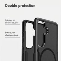 imoshion Coque arrière avec MagSafe Samsung Galaxy S25 / S24 - Noir