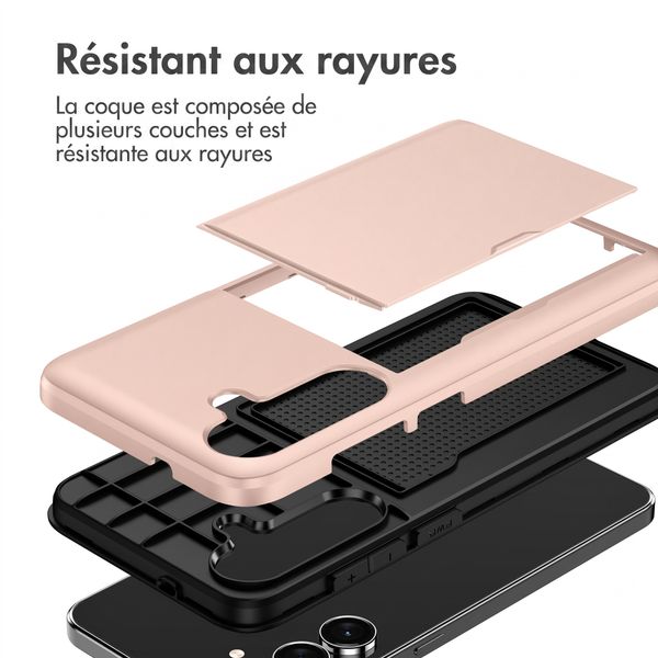 imoshion Coque arrière avec porte-cartes Samsung Galaxy S26 FE - Rose Gold